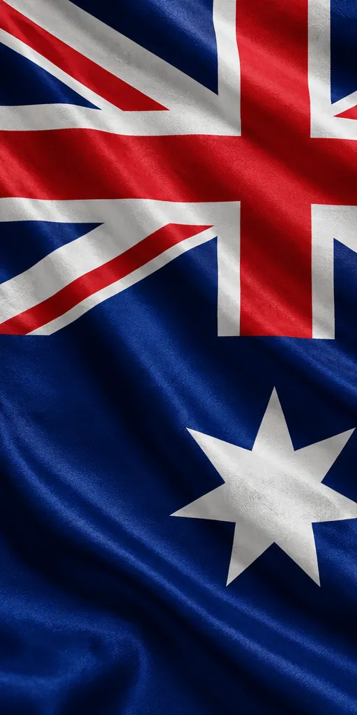 The flag of Australia